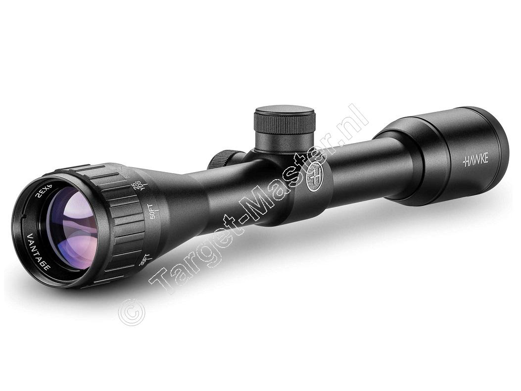 Hawke VANTAGE 4x32 AO Rifle Scope reticle Mil-Dot